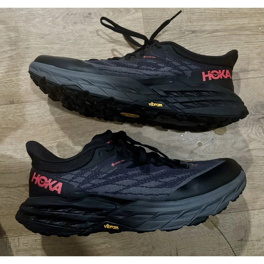 HOKA Speedgoat 5 GTX Gore-Tex Women's 9.5B Trail Running Hiking Shoes Vibram